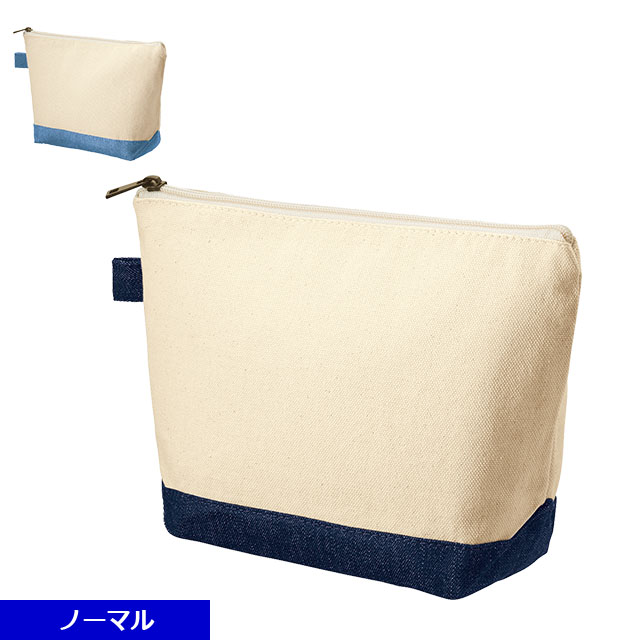 TRシリーズ　キャンバスデニムボトムデイリーポーチ No.2