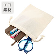 リサイクルコットン製の巾着