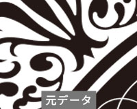 細かい線が使われたデザイン