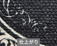 印刷時の抜きの線のつぶれ